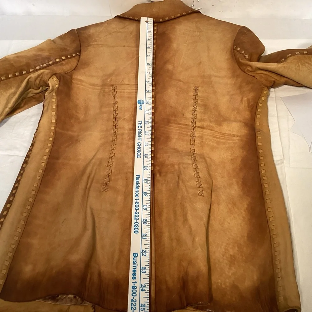 Vintage The Leather Ranch Western Leather Jacket Women’s size medium - Picture 13 of 16